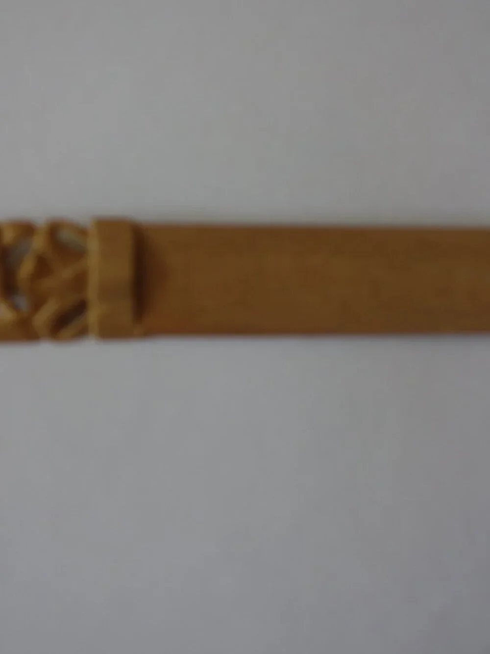 Vintage Carved Women Wooden Letter Opener about 7.25